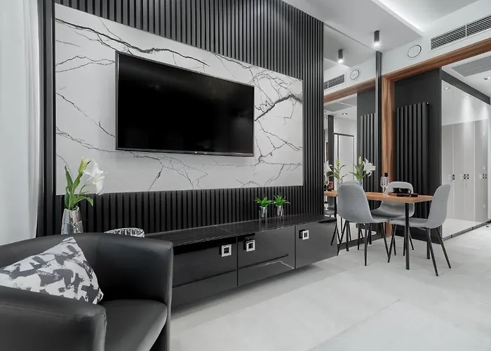 Margi Tokyo Lux Balcony Pool Sauna Апартаменты Щецин